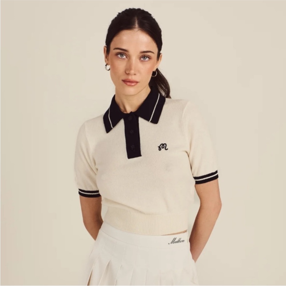 (New w/tag) Malbon Mikayla Knit Polo